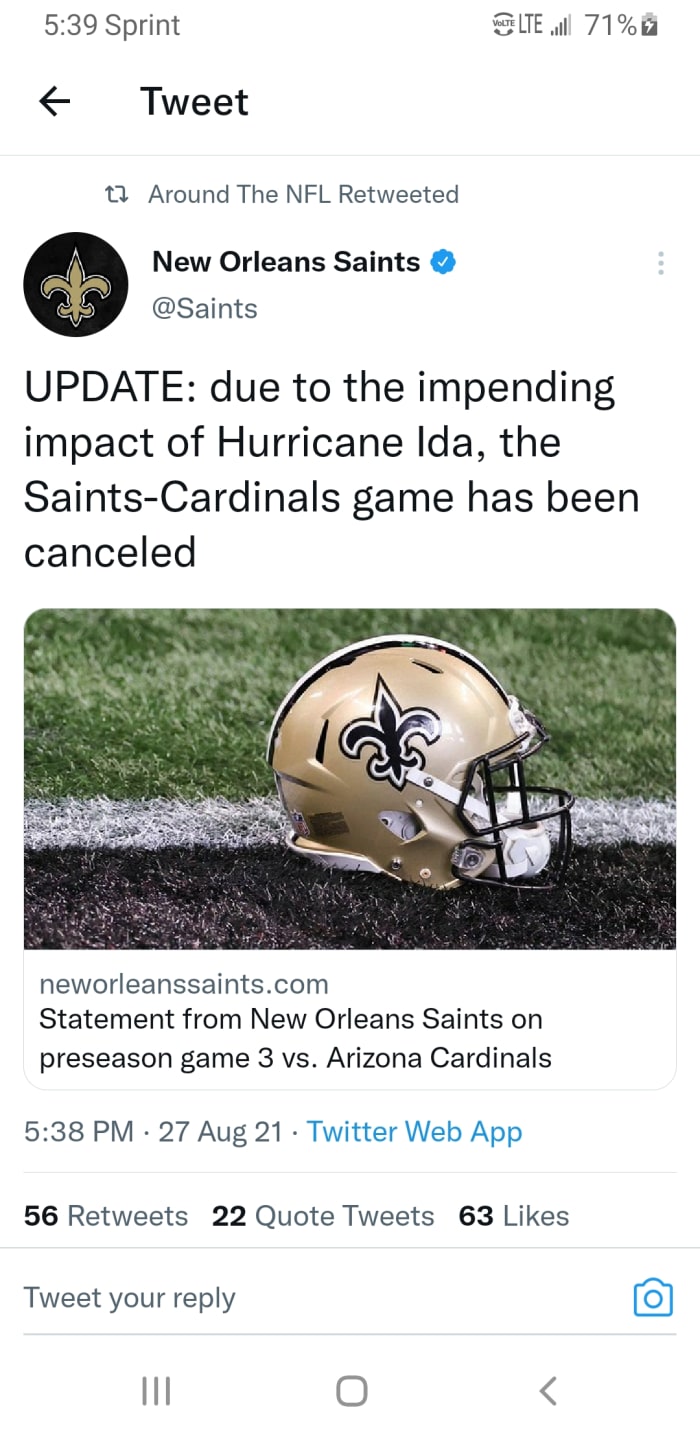 Credit: neworleanssaints.com